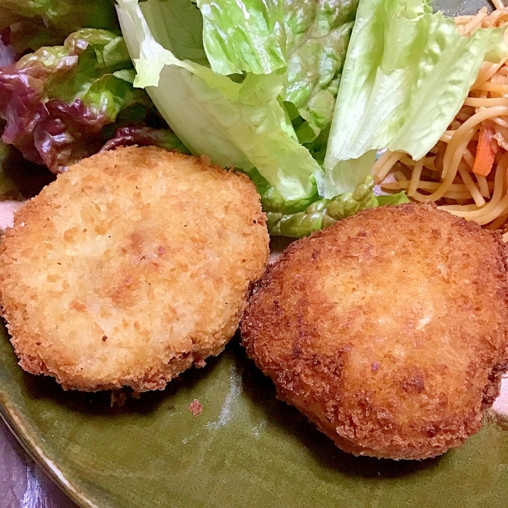 むかご入りポテトコロッケ。